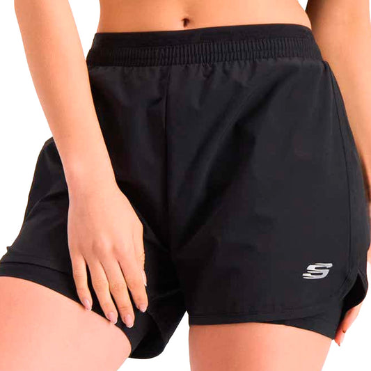 Short Skechers Short Dama NGO AWS038BLK - vista 2
