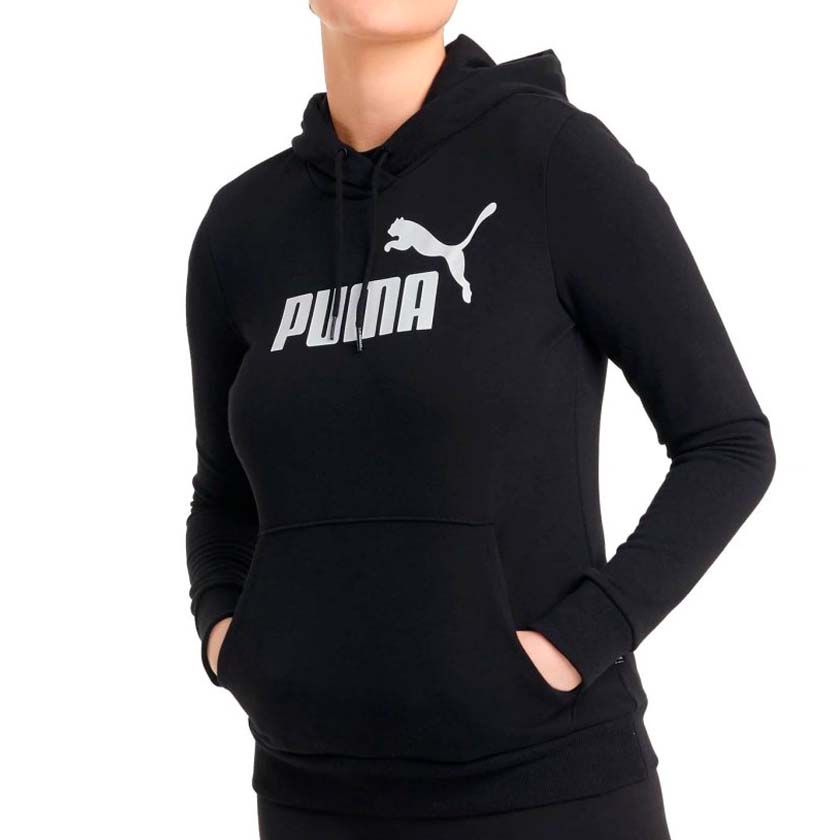 Playera Puma Ess Logo Hoodie Tr 586791 01 Mujer - vista 3