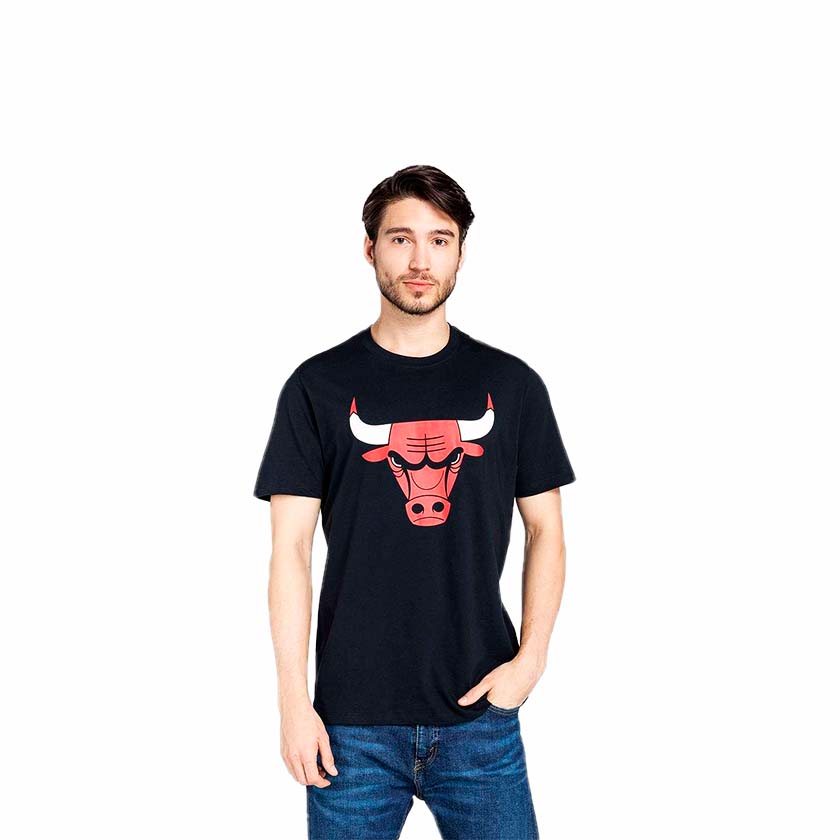 Playera Fexpro Nba Chicago Bulls T-Shirt Nbats521000Blk2 Hombre