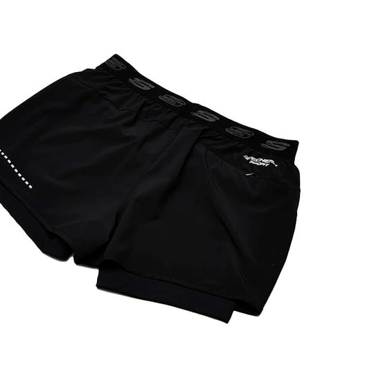 Skechers Short Dama Ngo Off Aws019Blk