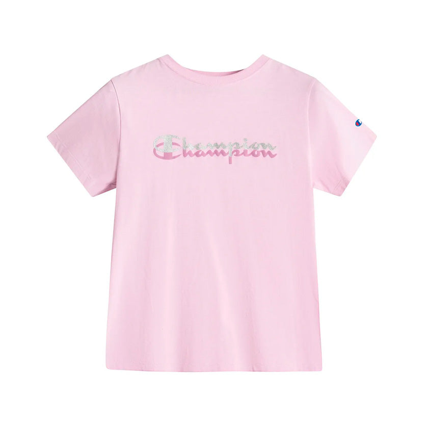 Champion Script Glitter Tee Gp01Wfw25006160 Mujer