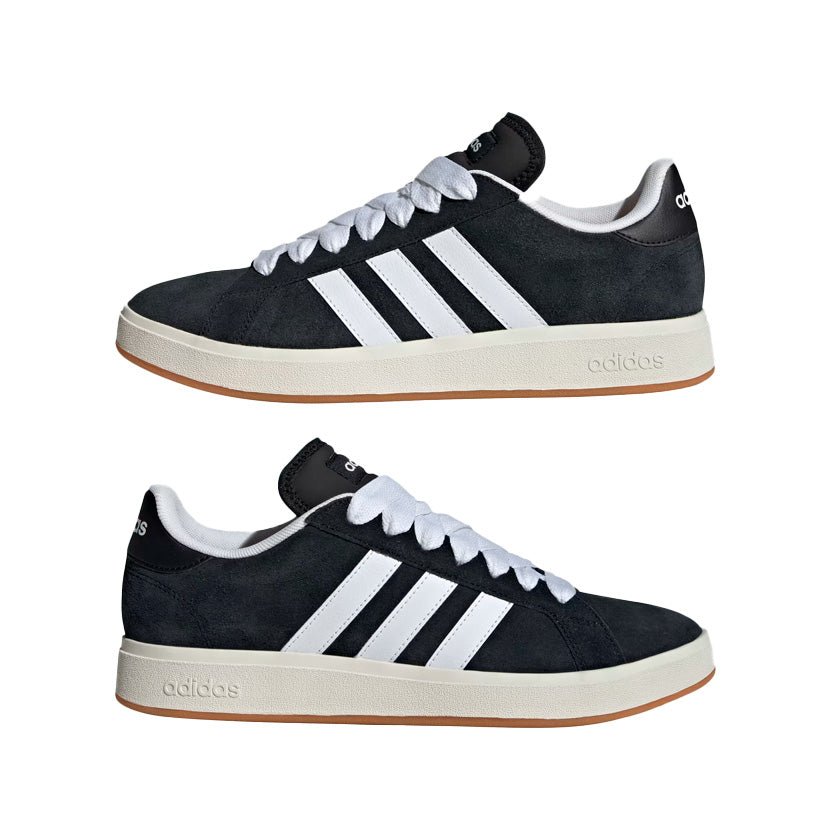 Tenis Casuales Adidas Grand Court Base Ih6184 Hombre Negro