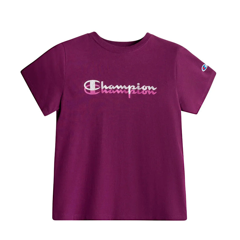 Playera Champion Script Glitter Tee Gp01Wfw25006180 Mujer