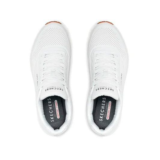 Tenis Skechers Uno Calzado Cab Bco 52458Wht Hombre - vista 4
