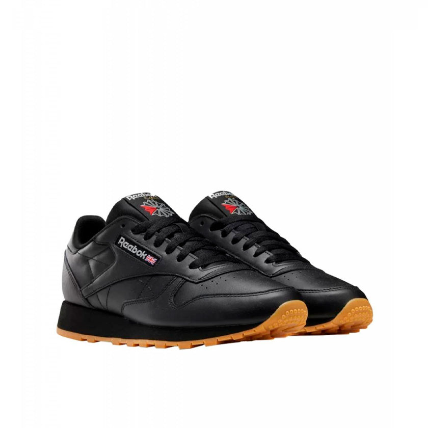 Tenis Reebok Classic Leather 100008493 para hombre casual color negro