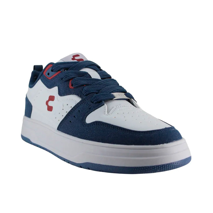 Tenis Charly Calzado 1087465 Hombre Gris y Azul marino