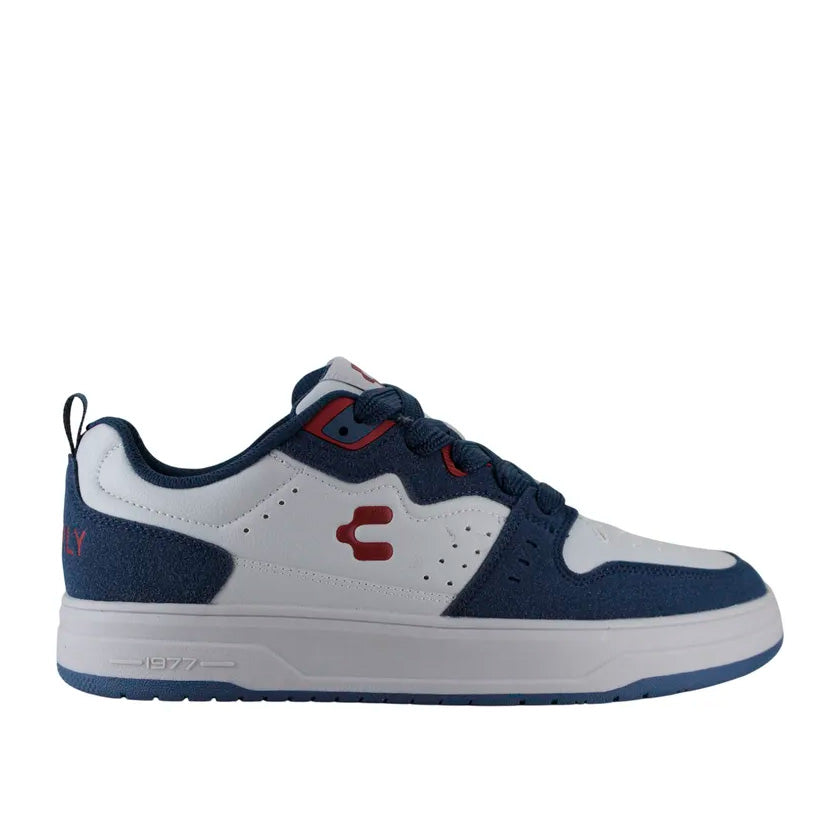 Tenis Charly Calzado 1087465 Hombre Gris y Azul marino