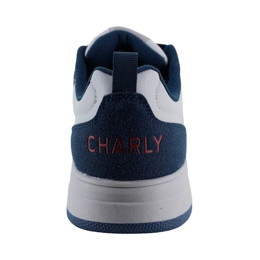 Tenis Charly Calzado 1087465 Hombre Gris y Azul marino