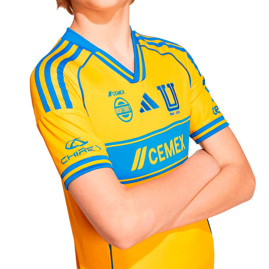Adidas Jersey Tigres Local 25/26 Kids Jj2216 - vista 3