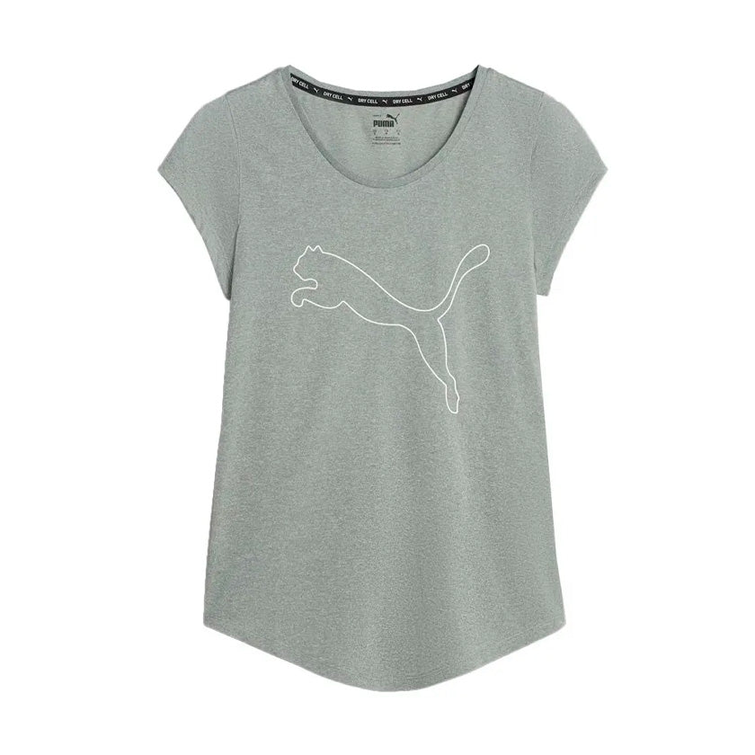 Playera Puma Performance Heather Cat 520320 48 Mujer