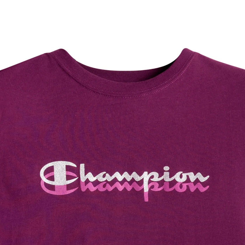 Playera Champion Script Glitter Tee Gp01Wfw25006180 Mujer - vista 3