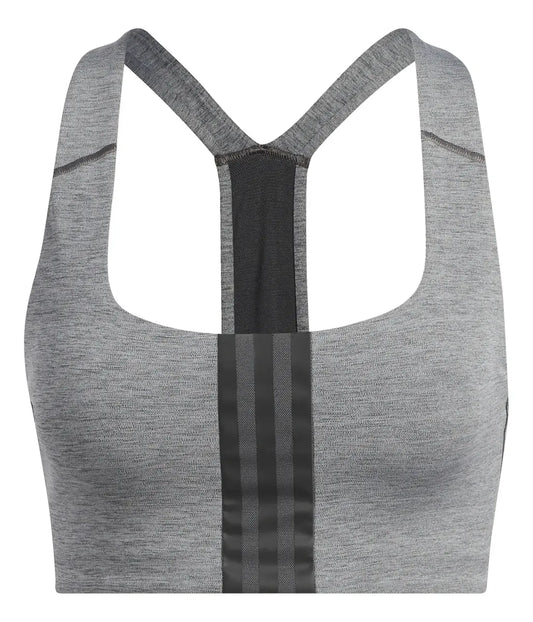 Top Adidas PWI MS OFF HC5372 Gris Negro Mujer