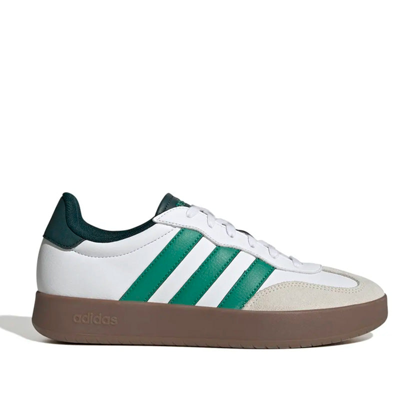 Tenis Adidas Barreda JP5928 para hombre casual color blanco con verde