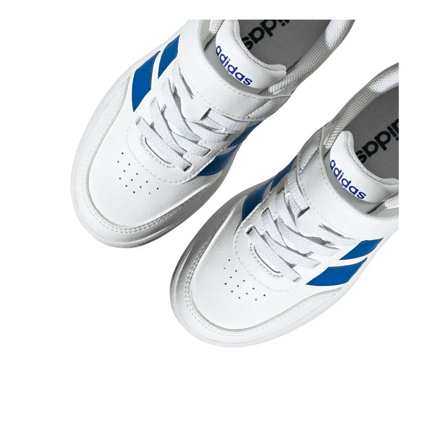 Tenis adidas Breaknet 3.0 JS3686 en color blanco con azul para niño casuales
