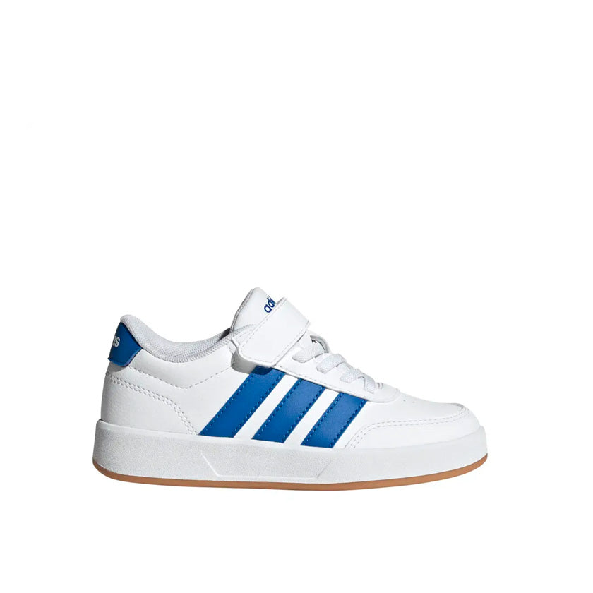 Tenis adidas Breaknet 3.0 JS3686 en color blanco con azul para niño casuales