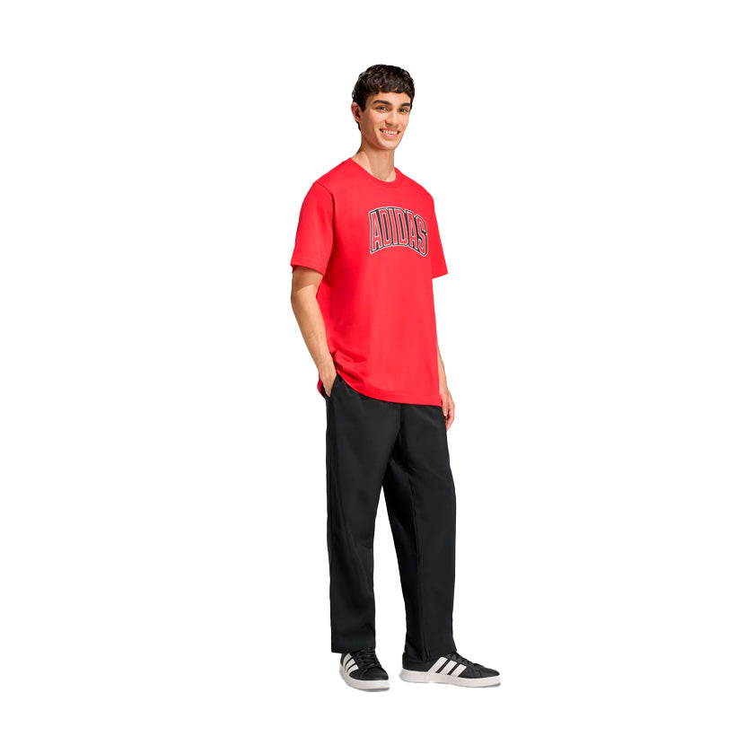 Playera Adidas M Stad Colleg KB4927 para hombre de color roja de uso casual