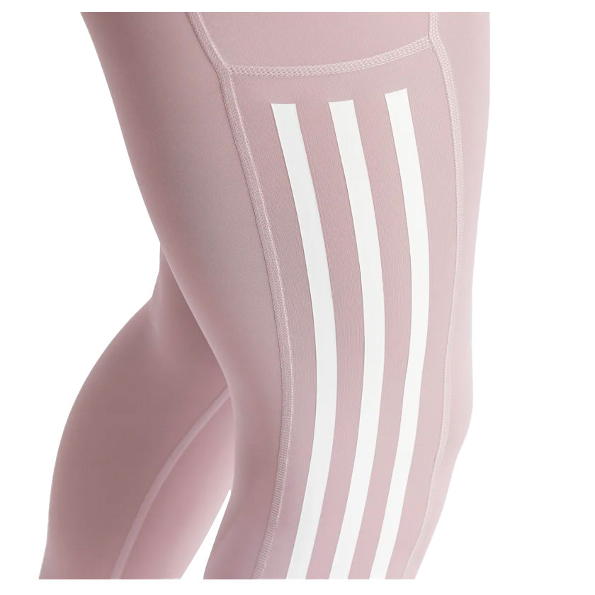 Leggings Adidas Opt 3S 1/1 IT9129 para mujer de color rosa de uso para entrenamiento