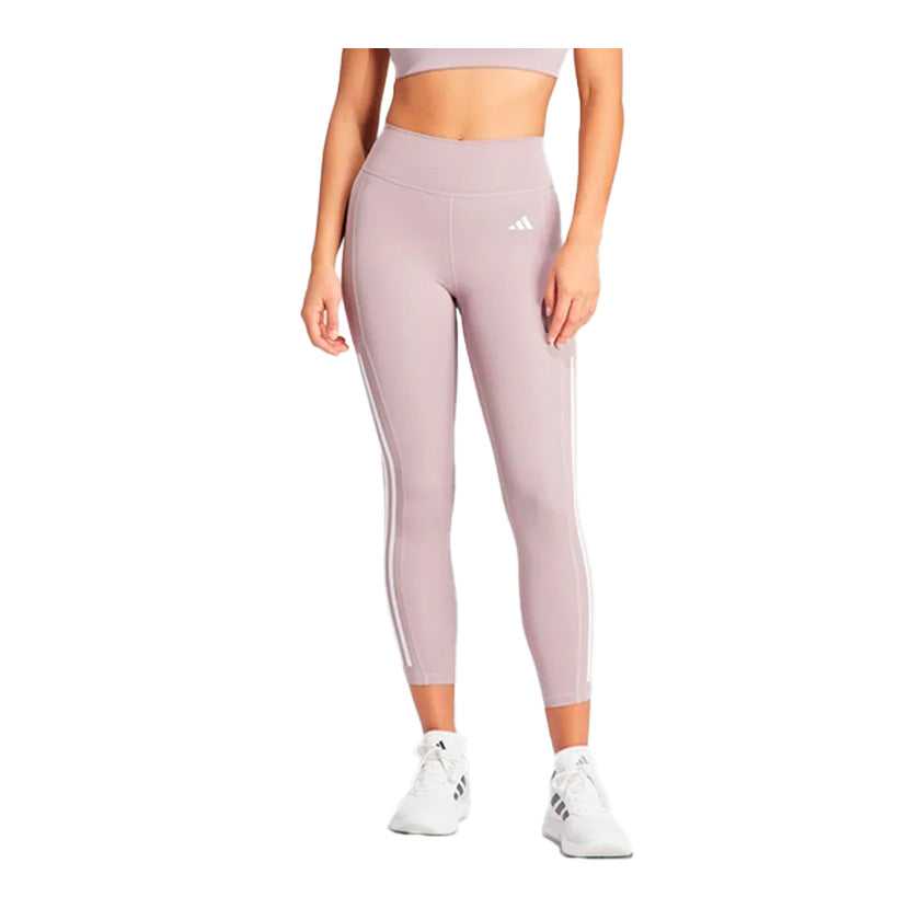 Leggings Adidas Opt 3S 1/1 IT9129 para mujer de color rosa de uso para entrenamiento