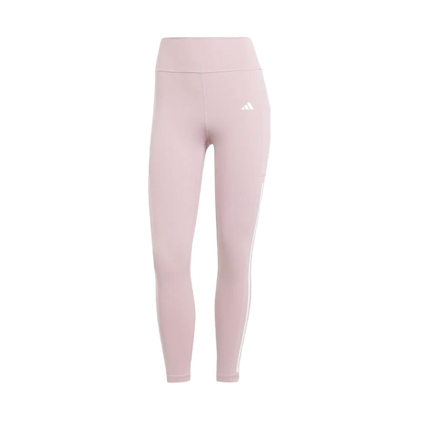 Leggings Adidas Opt 3S 1/1 IT9129 para mujer de color rosa de uso para entrenamiento