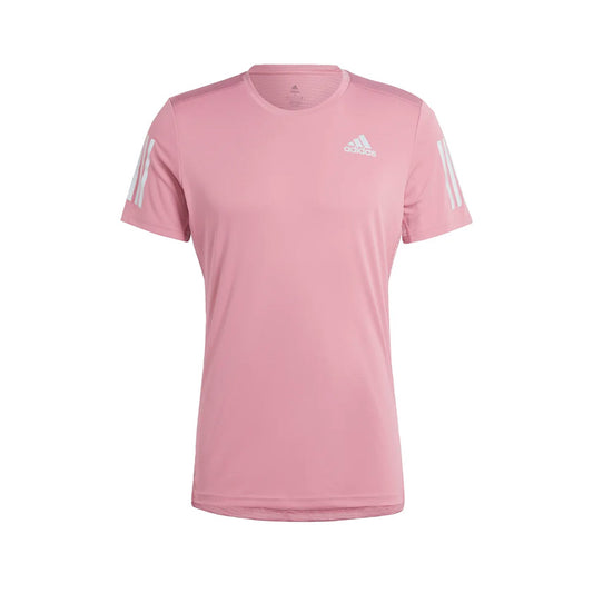 Playera Adidas Own The Run Tee IM2530 para hombre de color rosa de uso para entrenamiento
