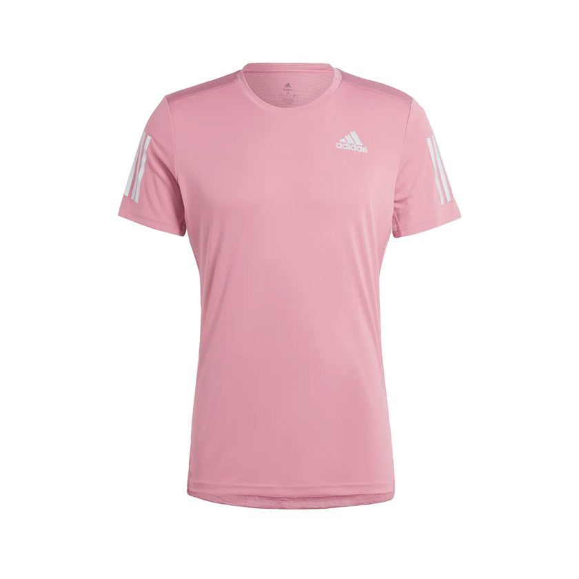Playera Adidas Own The Run Tee IM2530 para hombre de color rosa de uso para entrenamiento