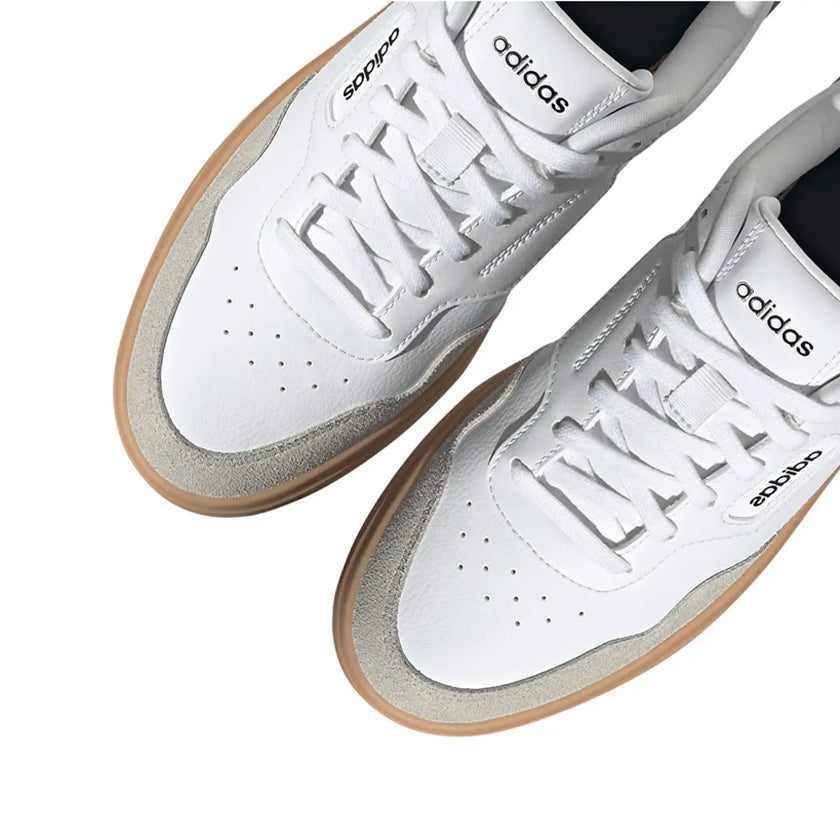 Tenis Adidas Park St 2.0 JQ6024 para mujer/joven de color blanco con gris de uso casual
