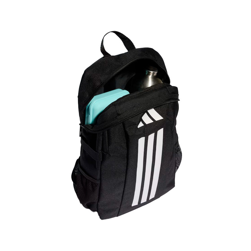 Mochila Adidas Power BP Youth KE0460 unisex de color negro con detalles en blanco de uso casual