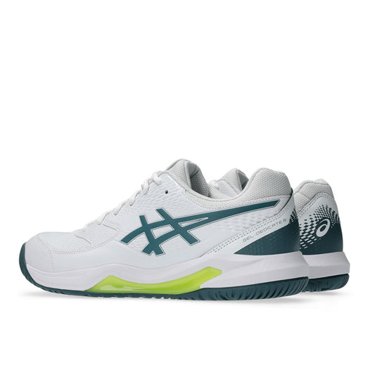 Tenis Asics Gel-Dedicate 8 1041A408.108 para hombre pádel color blanco con verde