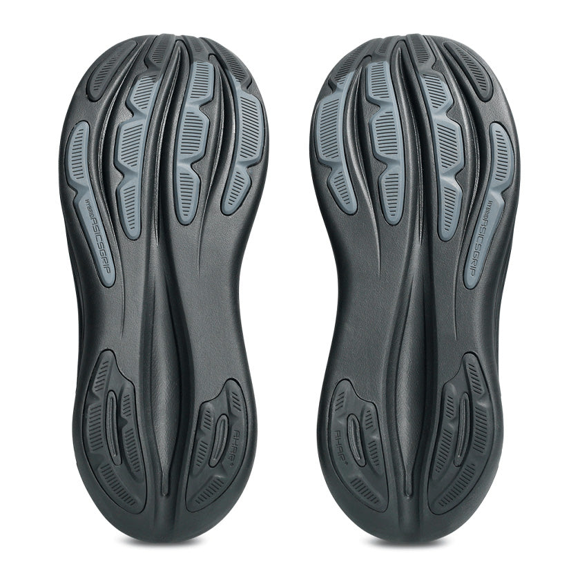 Tenis Asics GEL-Nimbus 28 1011C127.001 para hombre de color negro de uso para correr