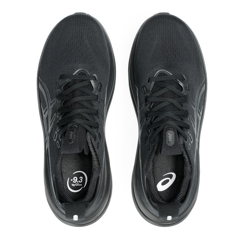 Tenis Asics GEL-Nimbus 28 1011C127.001 para hombre de color negro de uso para correr