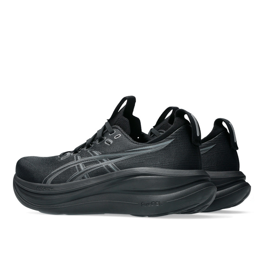 Tenis Asics GEL-Nimbus 28 1011C127.001 para hombre de color negro de uso para correr