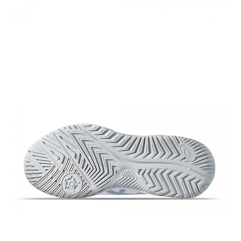 Tenis Asics GEL-Dedicate 8 1042A237.101 para mujer de color blanco con plata de uso para tenis