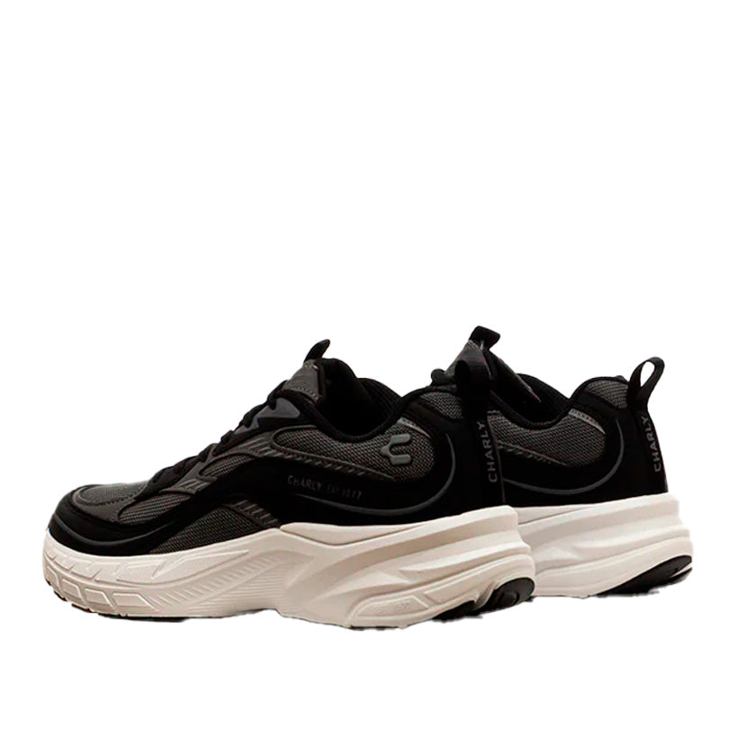 Tenis Charly 1087556001 Hombre negros con blanco