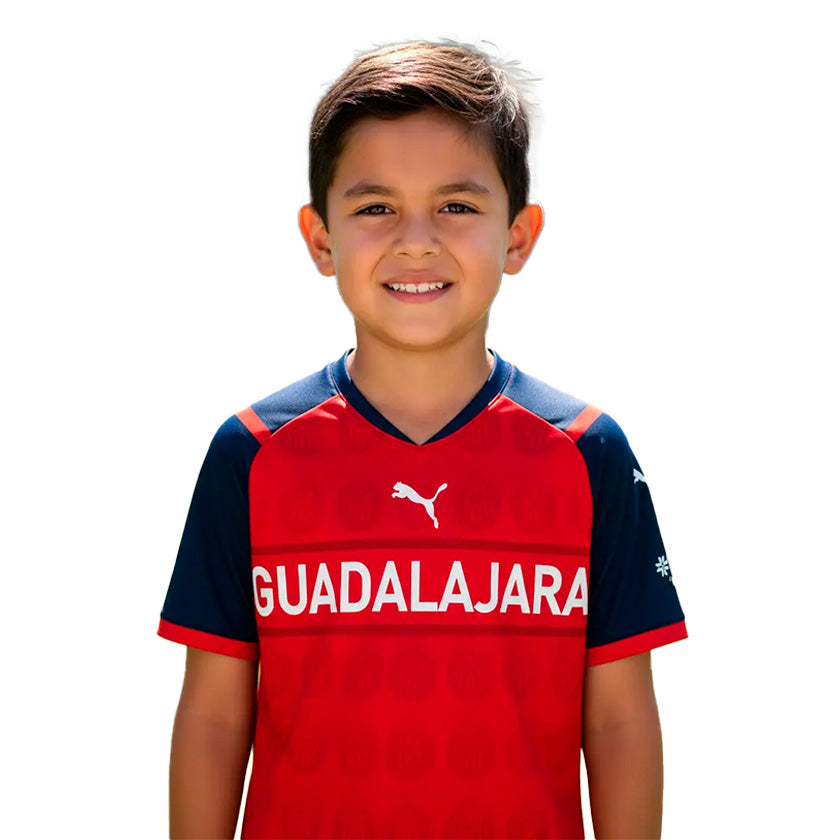Jersey Puma Chivas Alternativo 21/22 763253 01 Rojo Azul - Niños
