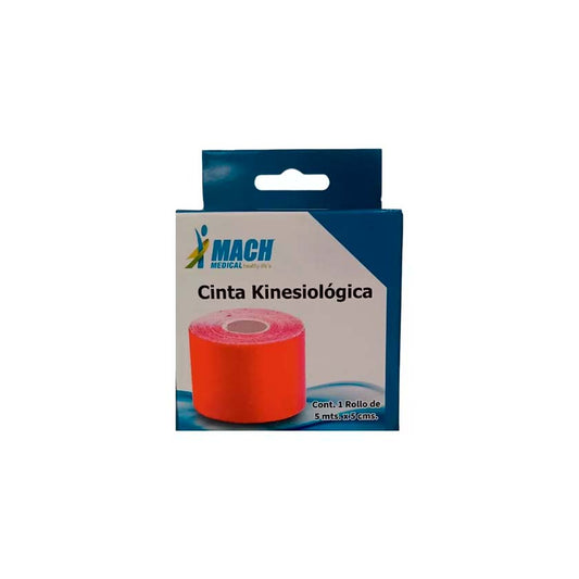 Mach Medical Cinta Kinesiológica K05-R Rojo para hombre y mujer