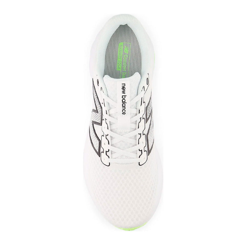 Tenis New Balance 460 M4604N0 en color blanco con logo en verde para hombre están diseñados para correr running