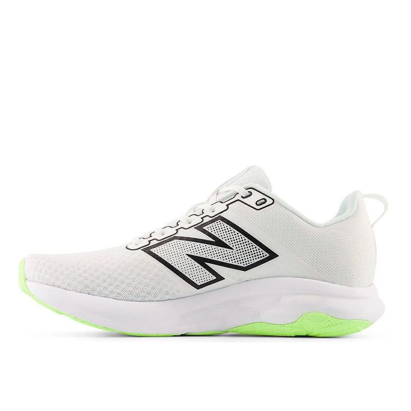 Tenis New Balance 460 M4604N0 en color blanco con logo en verde para hombre están diseñados para correr running