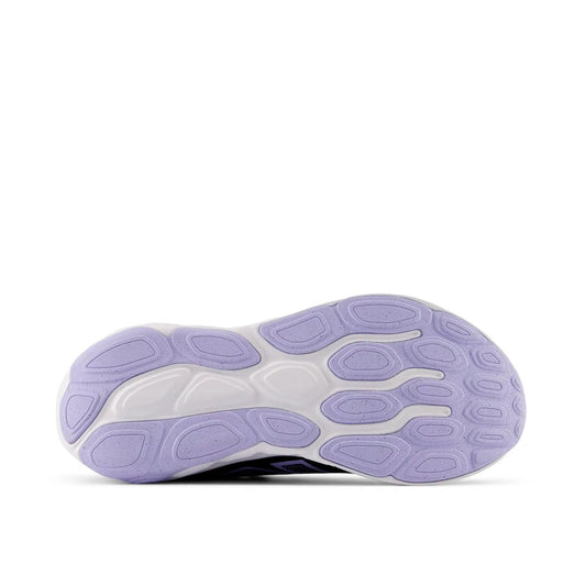 Tenis New Balance 460 W460946 en color negro con logo en morado para mujer están diseñados para correr