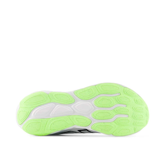 Tenis New Balance 460 W46097H en color blanco con logo en verde para mujer coorer running