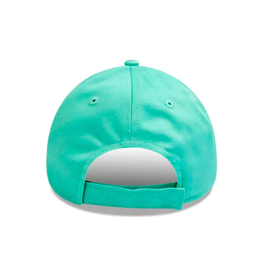 Gorra New Era 940 NB Mass Losdod 12889397 unisex de color aqua con logo LA de uso casual