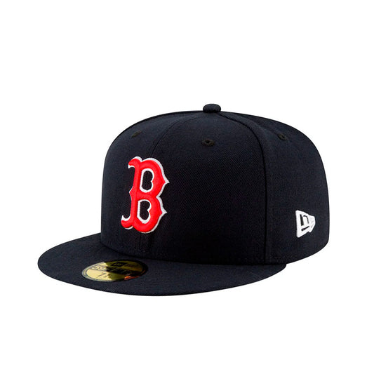 Gorra New Era AC Perf BOSRED GM 2017 70331911 unisex de color negro con logo de Boston Red Sox y visera plana de uso casual
