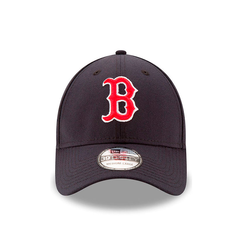 Gorra New Era Team Classic 39THIRTY BOSRED GM 10975835 unisex de color negro con logo rojo de Boston Red Sox de uso casual
