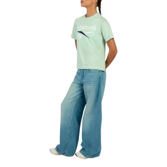 Playera Reebok Wren 2 Colour Logo 100251677 Menta Dama - vista 3