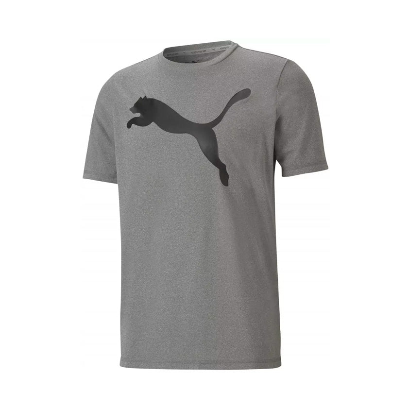 Playera Puma Active Big Logo 586724 09 para hombre de color gris de uso casual