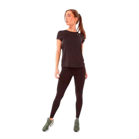 Playera Puma Active Tee 587225 01 para mujer entrenamiento color negro