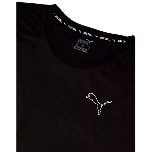 Playera Puma Active Tee 587225 01 para mujer entrenamiento color negro