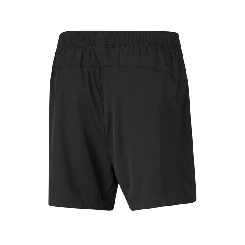 Short Puma Active Woven Shorts 5" 586728 01 para hombre de color negro de uso deportivo