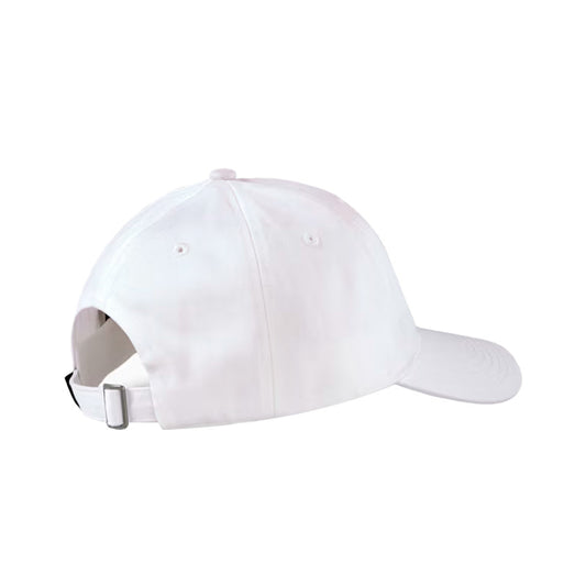 Gorra Puma Archive Logo BB Cap 022554 12 unisex de color blanco de uso casual
