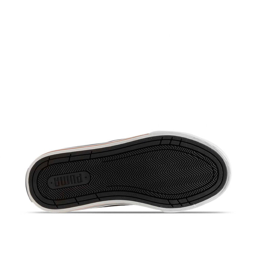  tenis Puma Court Classic Vulc FS JR 396558 03 en color negro con blanco para joven/mujer están diseñados para uso casual, 