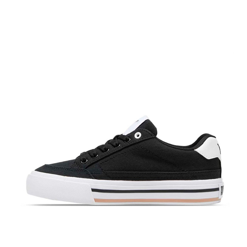  tenis Puma Court Classic Vulc FS JR 396558 03 en color negro con blanco para joven/mujer están diseñados para uso casual, 